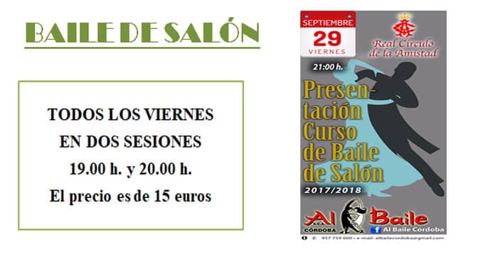 Curso de baile de salón